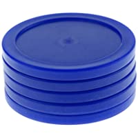 Los mejores  - FLAMEER 62 Mm De Plástico Air Hockey Pucks para Tablas De Tamaño Completo Air Hockey- Pack de 5